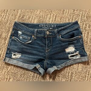size 0, Aéropostale jean shorts
